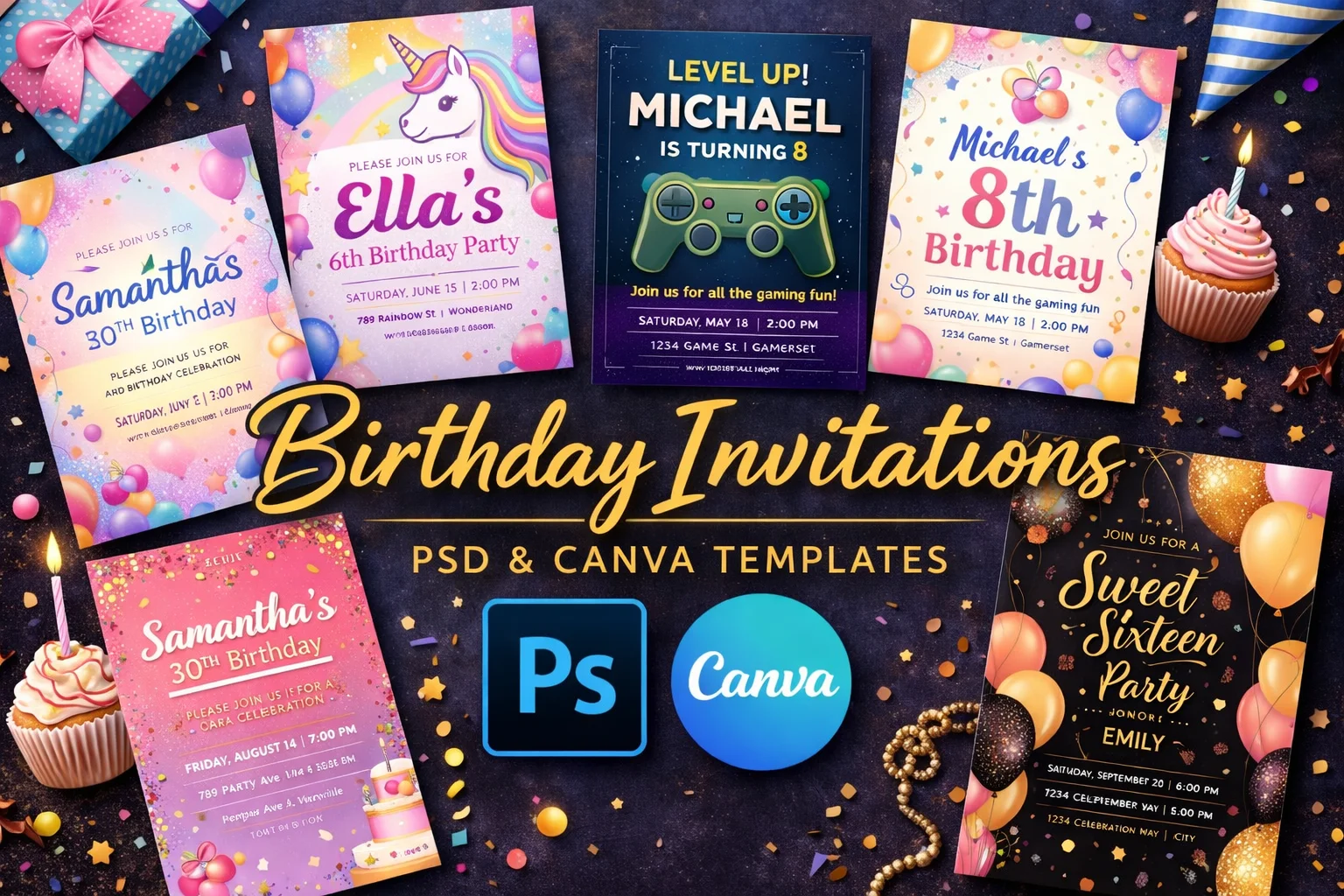 Birthday Invitations